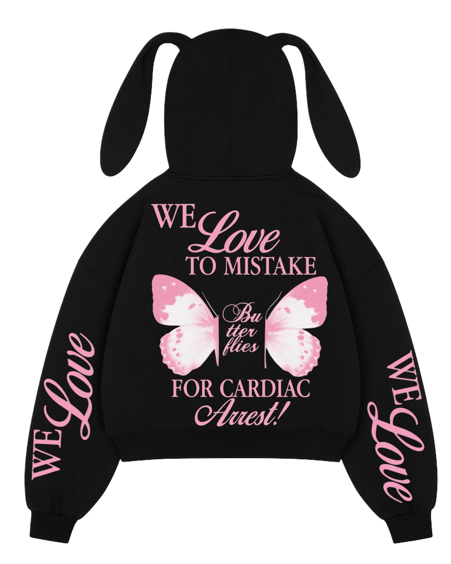 Hoodie we love modelo bunny