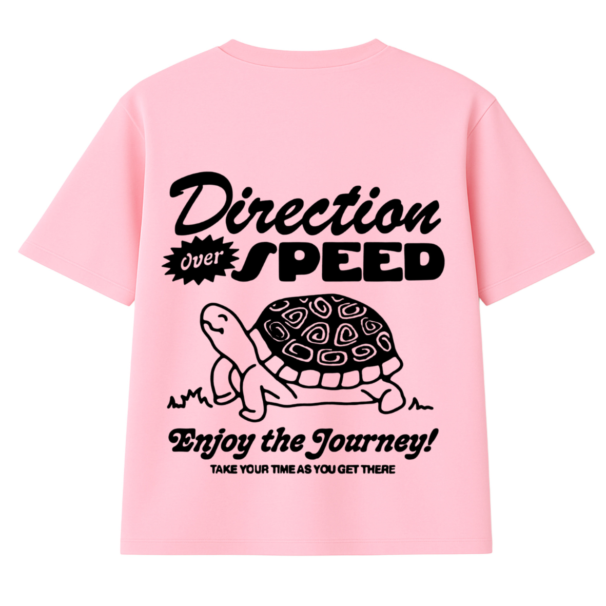 t-shirt speed modelo recto rosado