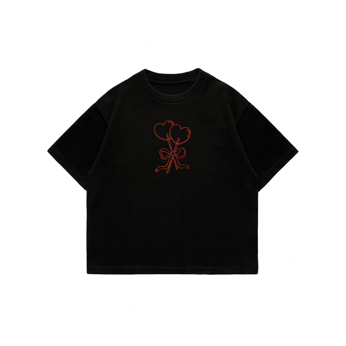 Love Palette- Premium Boxy T-Shirt black
