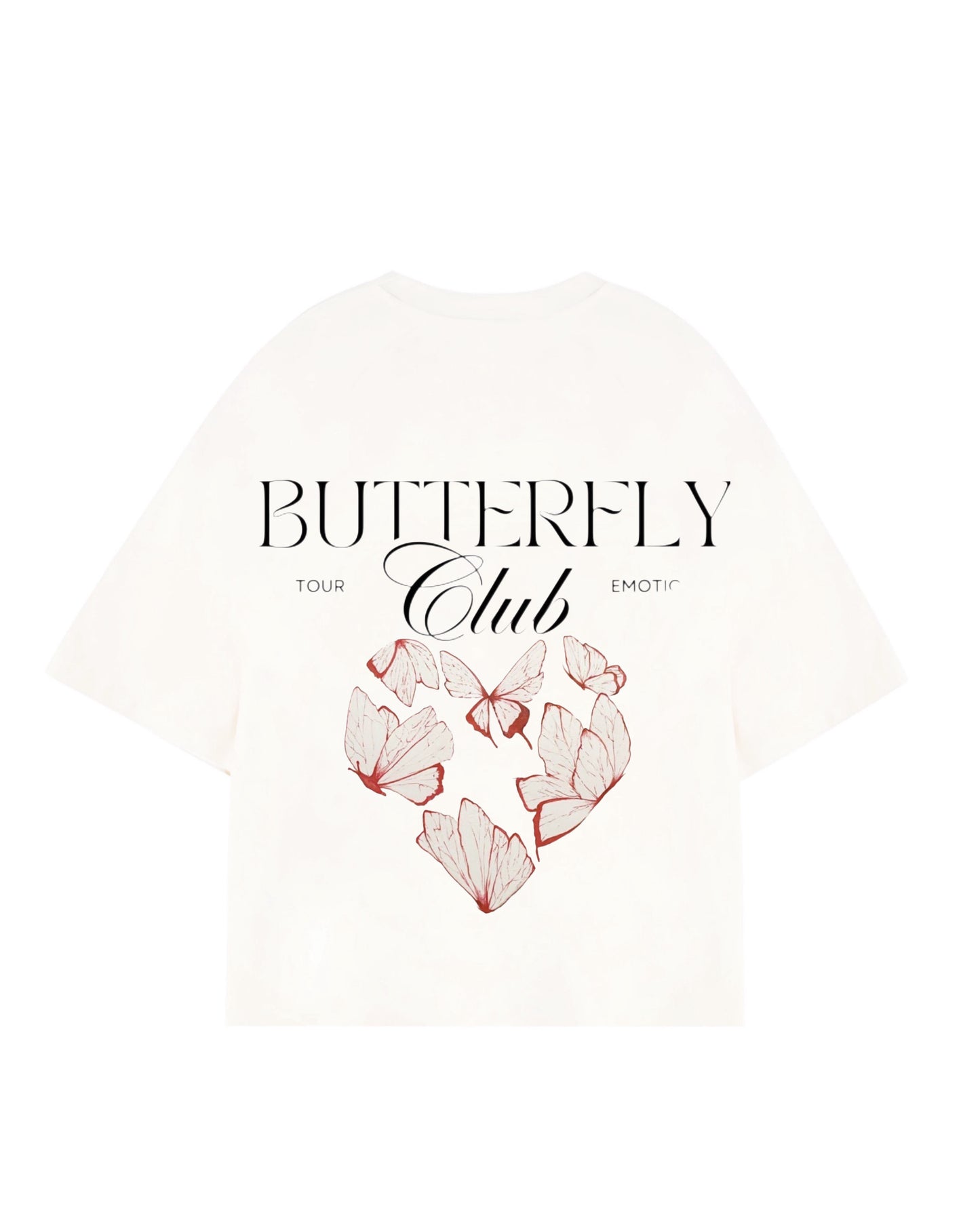 Camiseta Butterfly world club modelo oversized