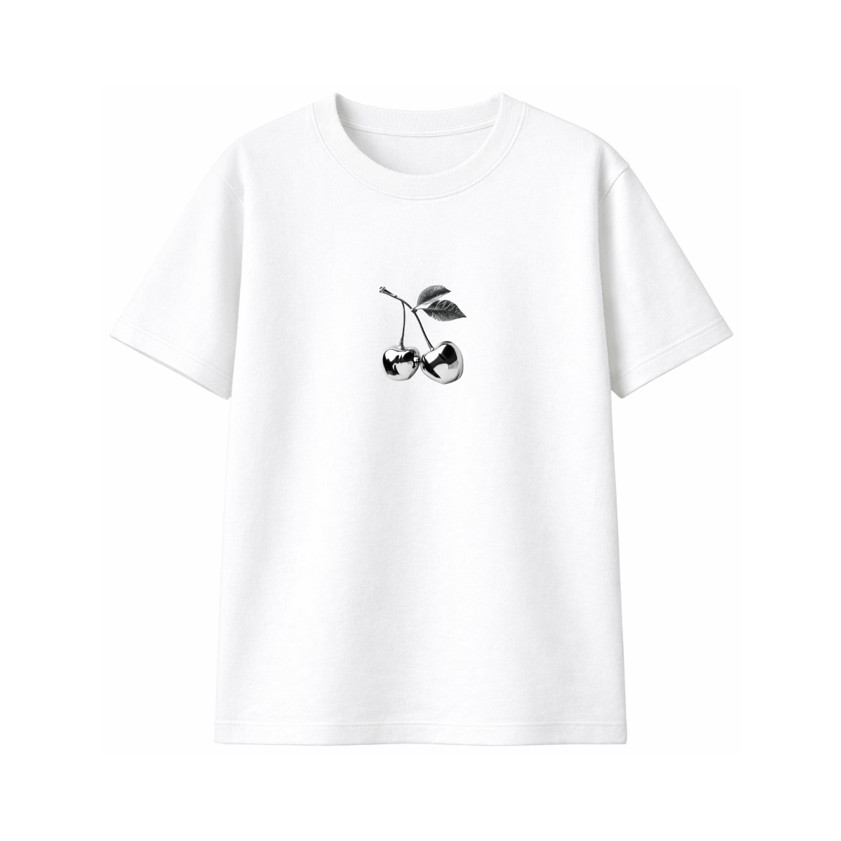 Cherry Silver - Premium Clasic T-Shirt white
