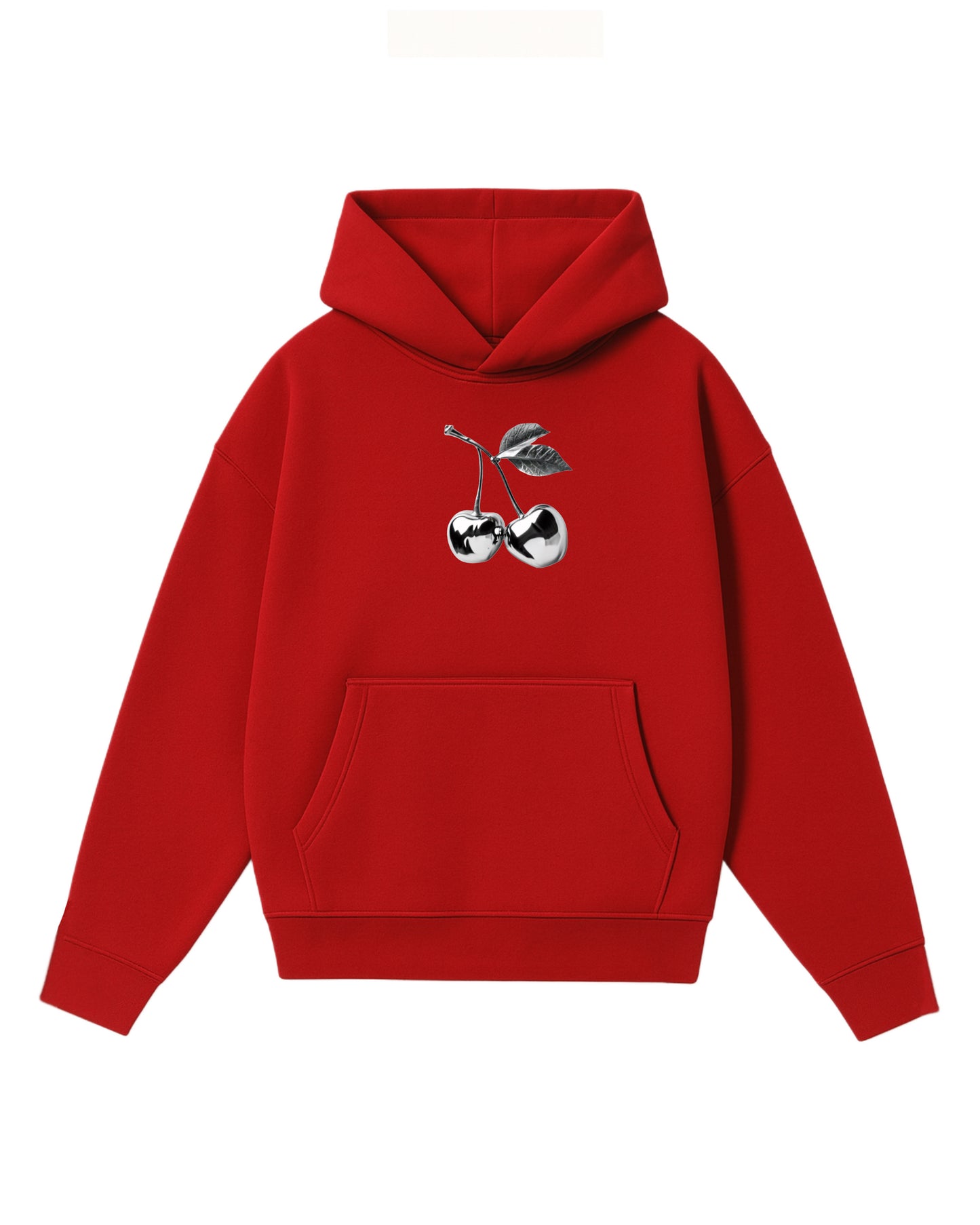 Hoodie cherry modelo clásico rojo