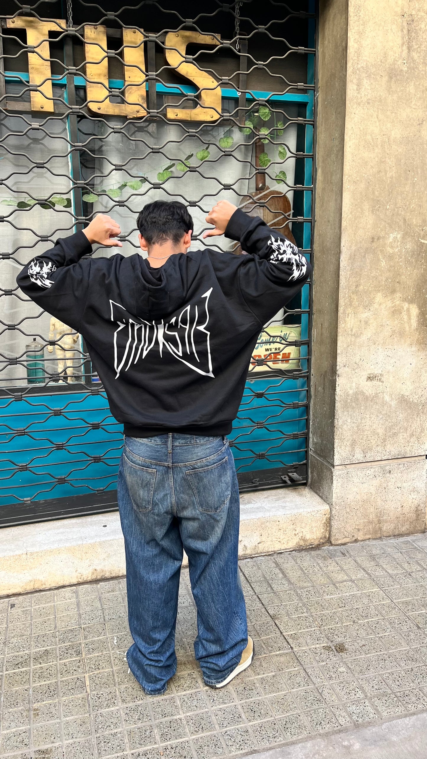 Hoodie butterfly modelo mangas globo ⭑