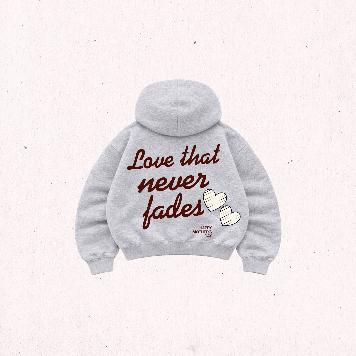 Love That Never Fades - Hoodie Mangas GLobos grey