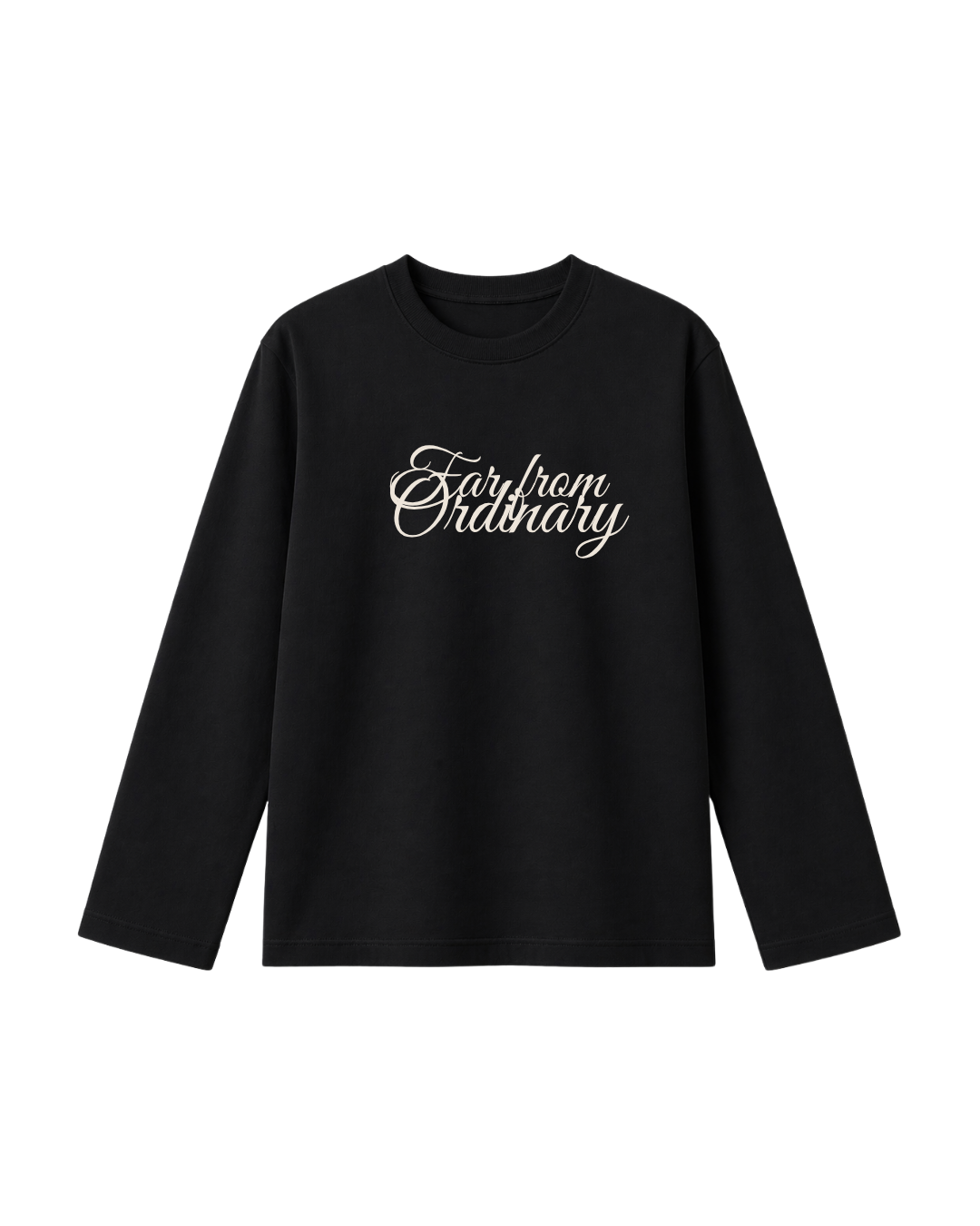 Far From Ordinary - Camiseta Manga Larga black