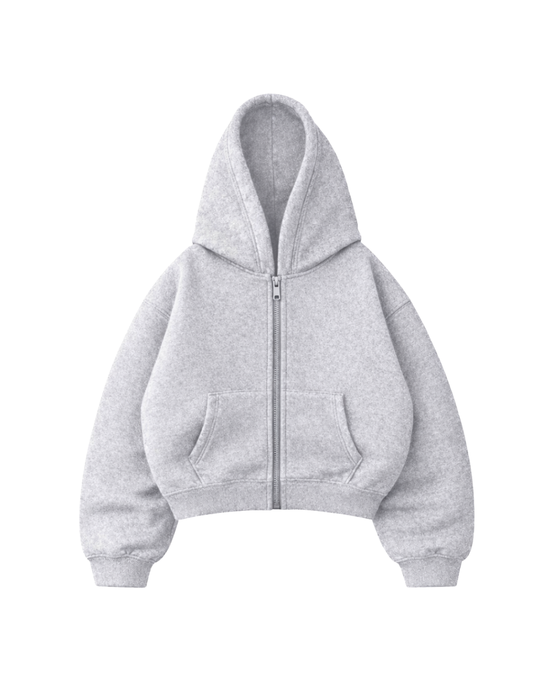 Effect Butterfly Angel - Hoodie Zip Mangas Globos Gris
