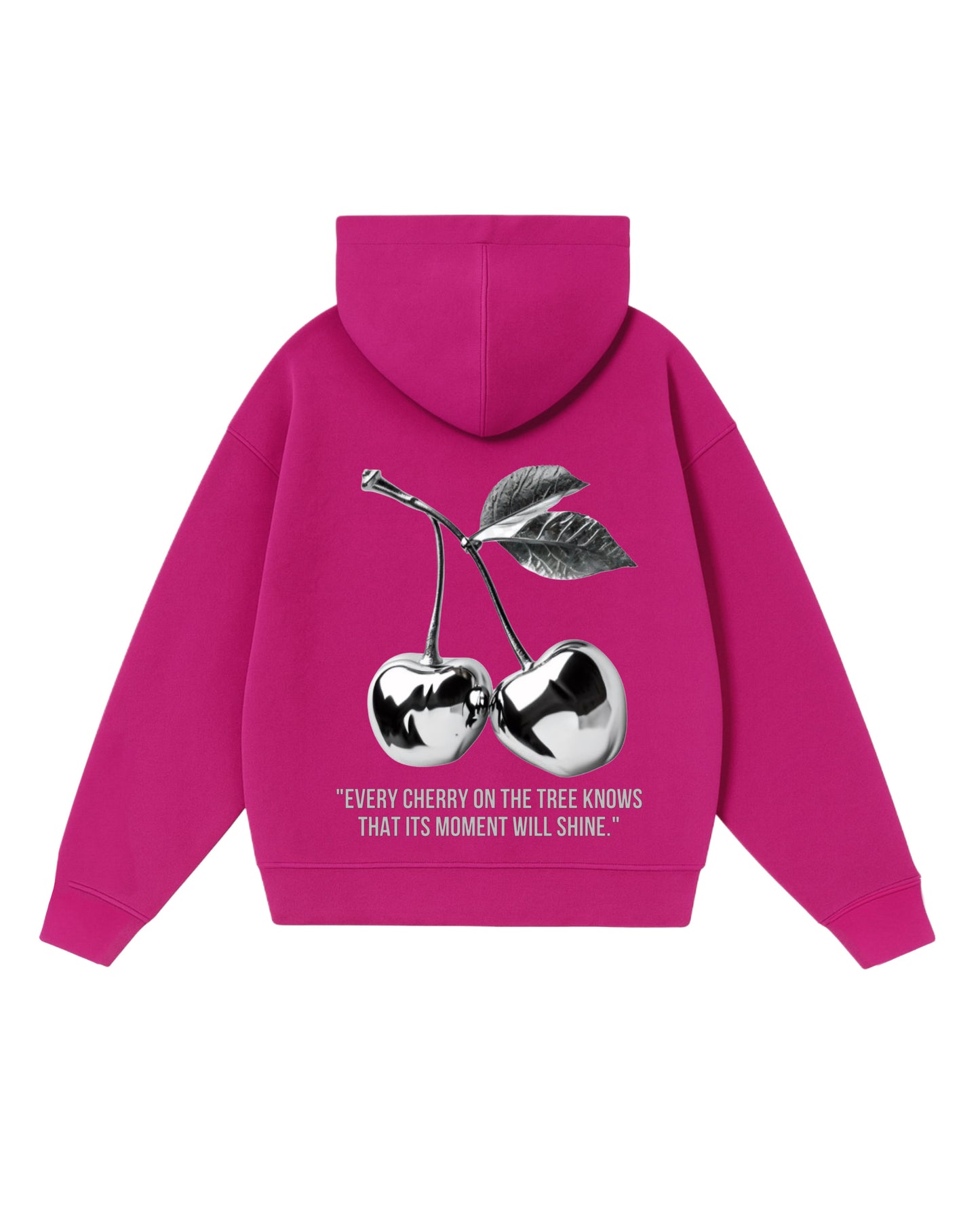 Hoodie cherry modelo clásico fuscia