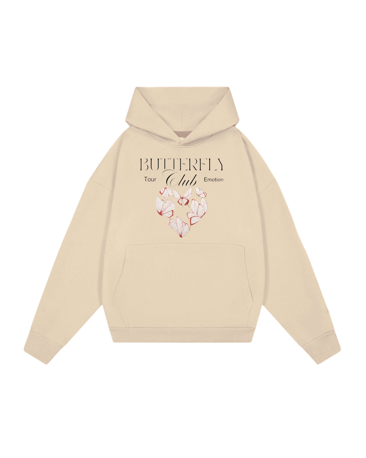 Hoodie butterfly club modelo clásico