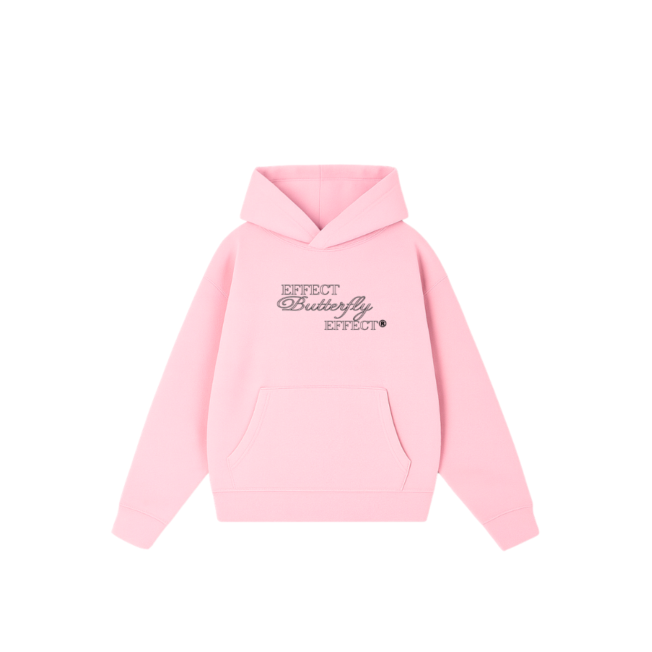 Effect Butterfly Angel - Hoodie Clásico pink