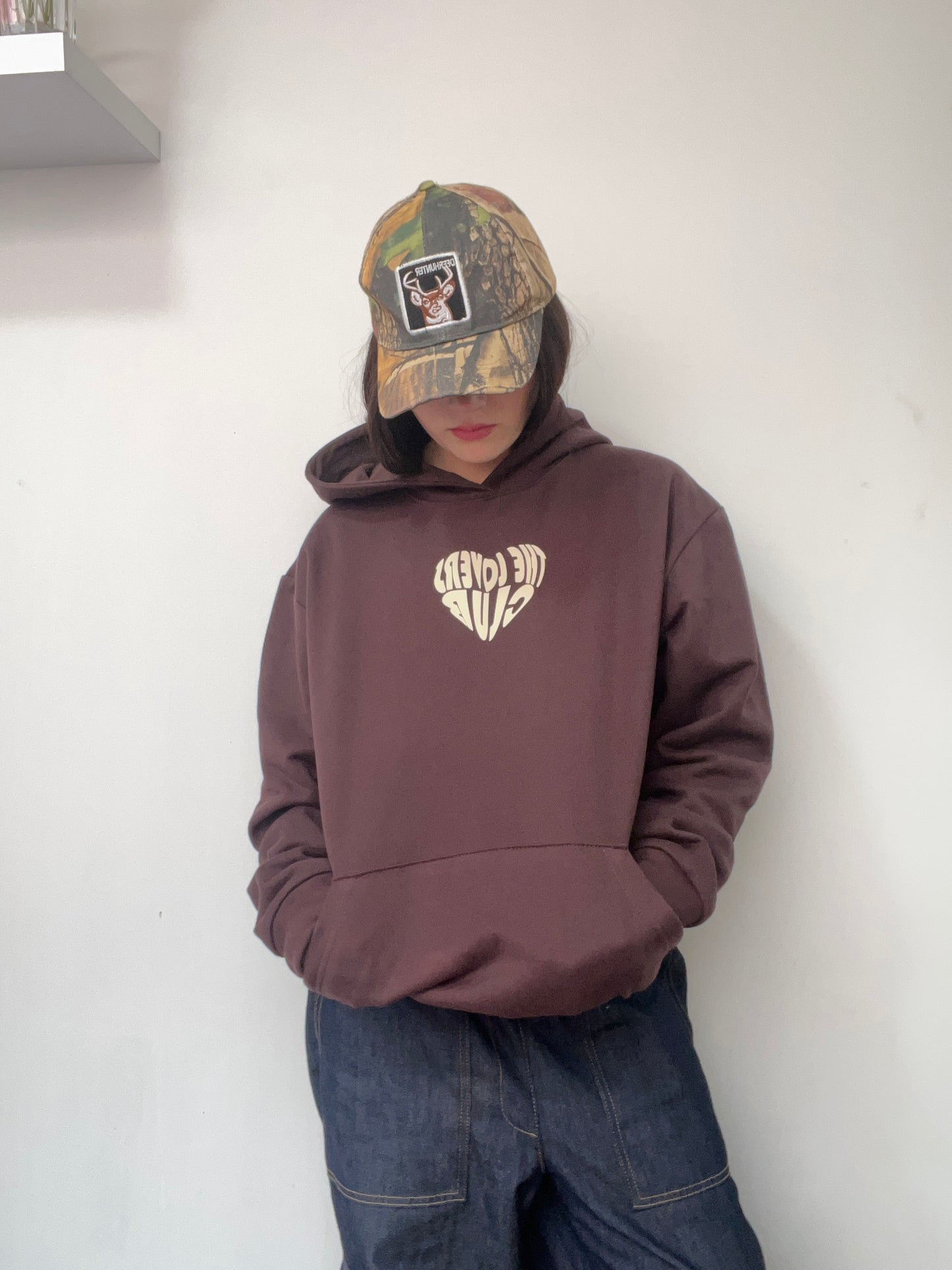 The lovers club - Hoodie clásico coffe
