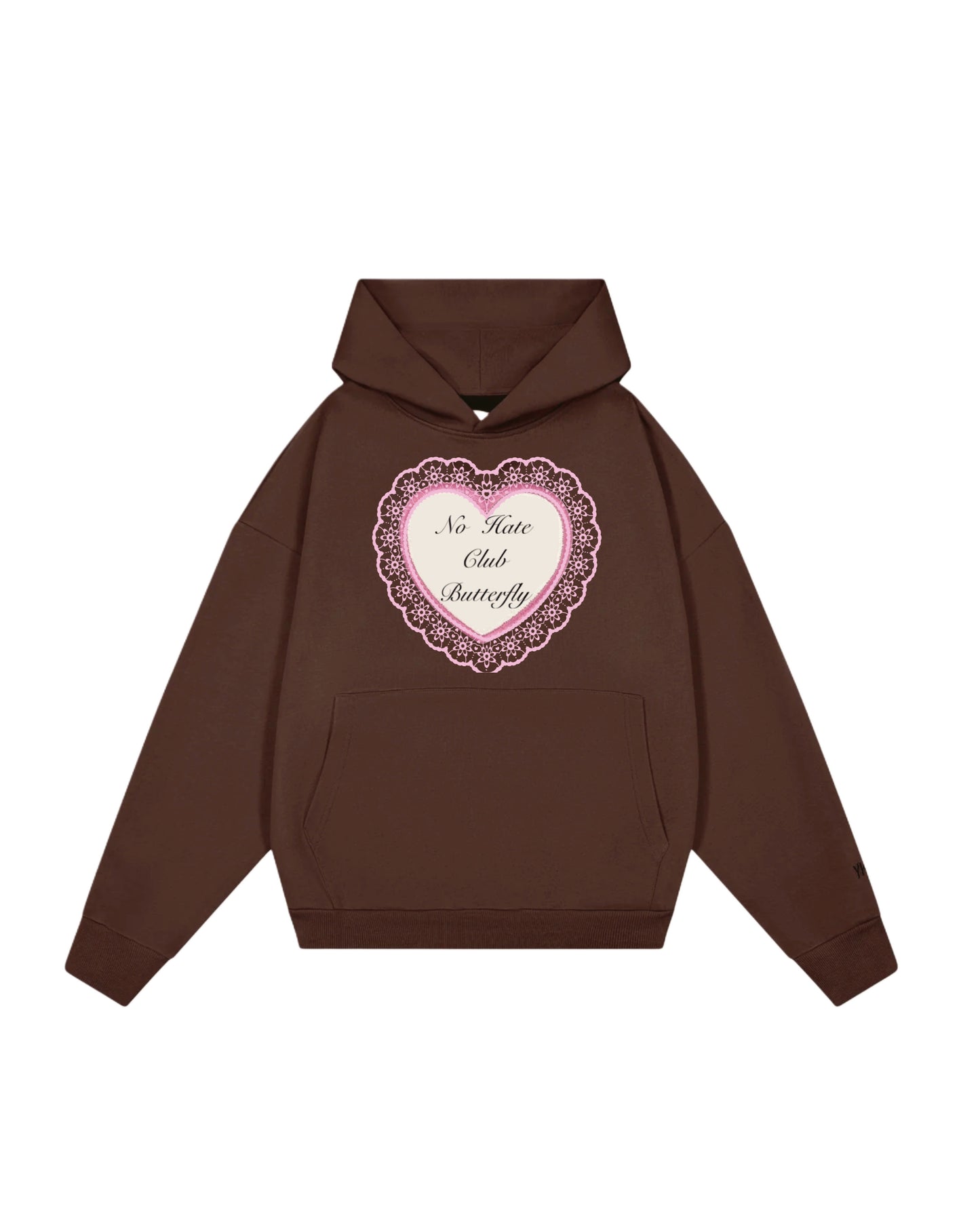 Hoodie no hate club modelo clasico