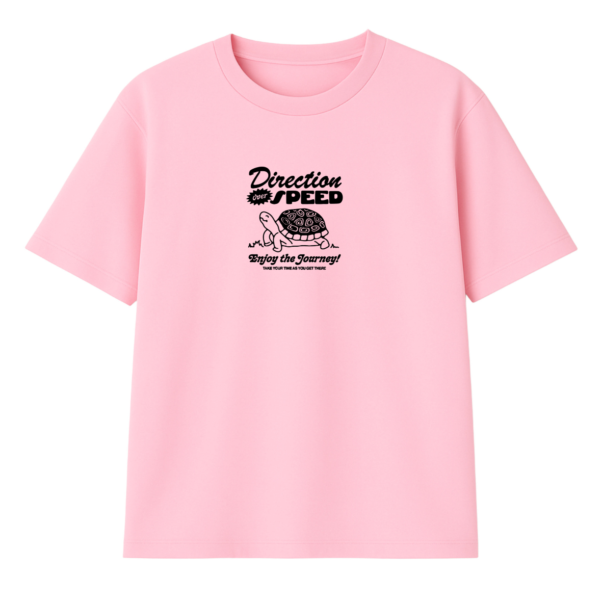 t-shirt speed modelo recto rosado