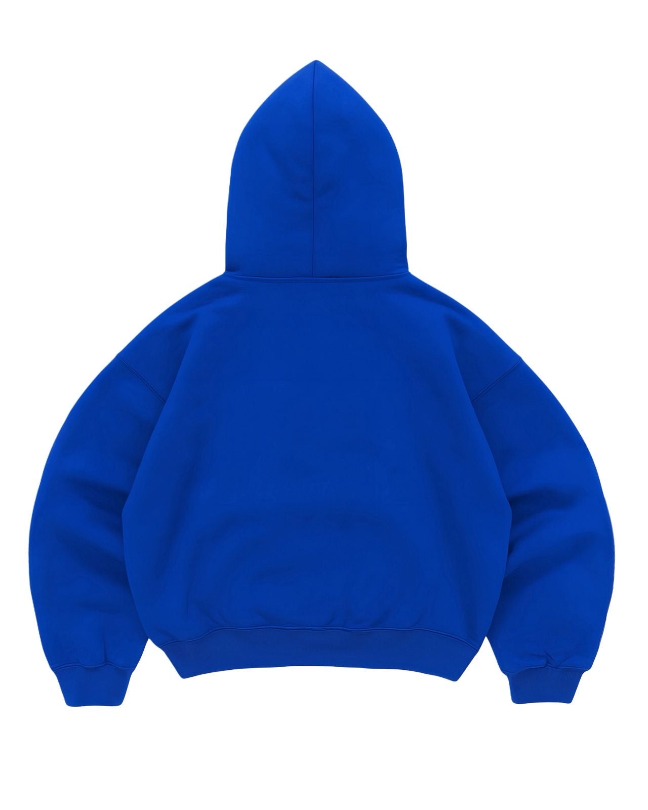 Hoodie basic azul rey mangas globo