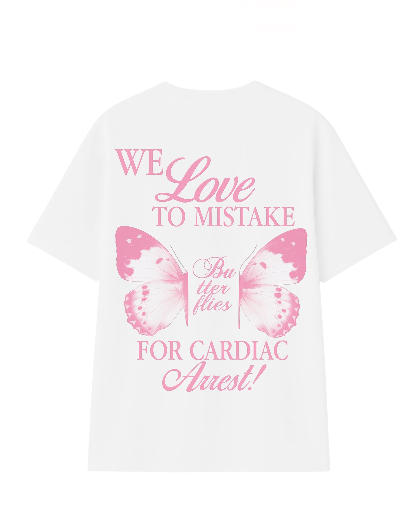 Camiseta we love modelo recto blanco