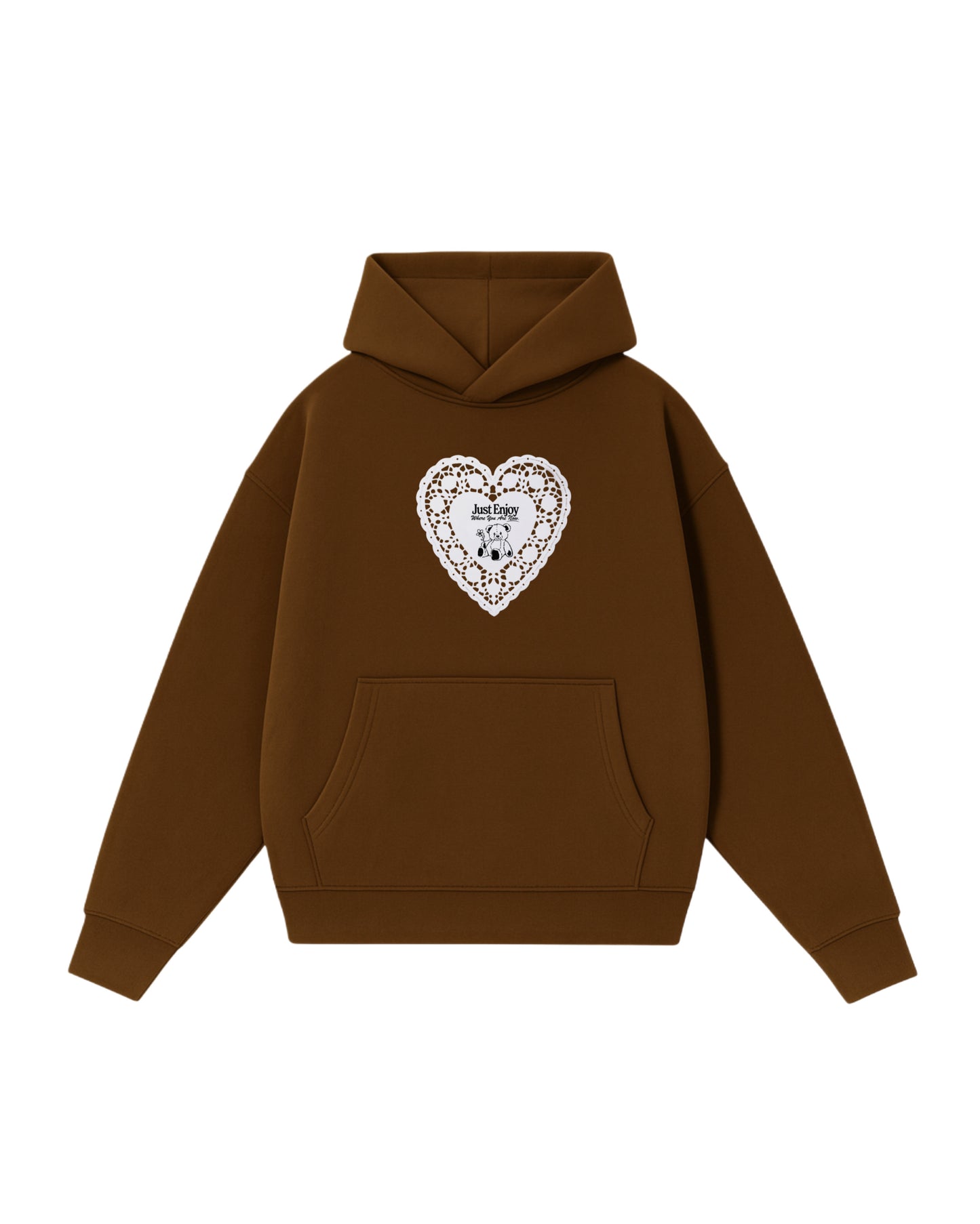 Hoodie just enjoy modelo clásico