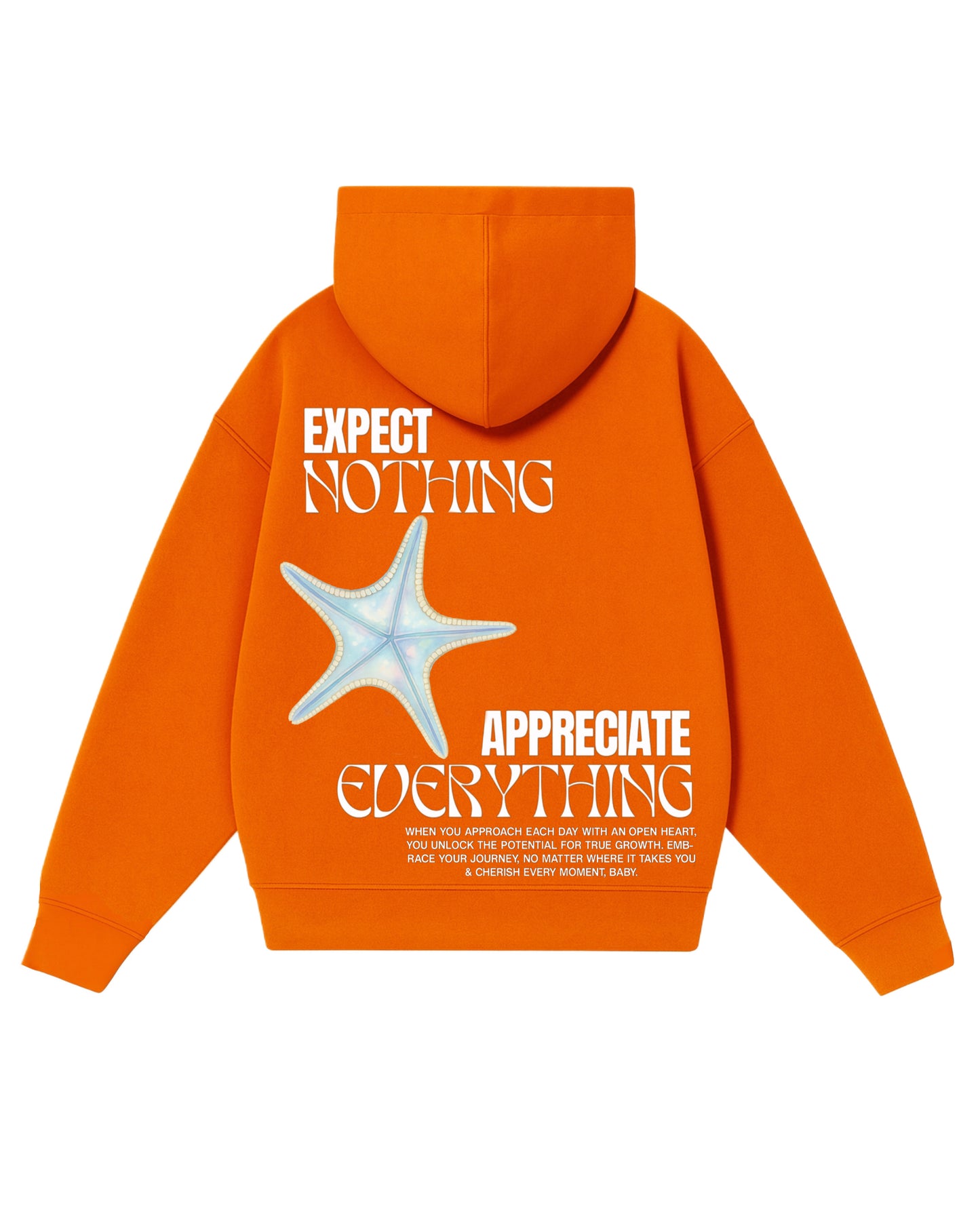 Hoodie expect nothing modelo clásico