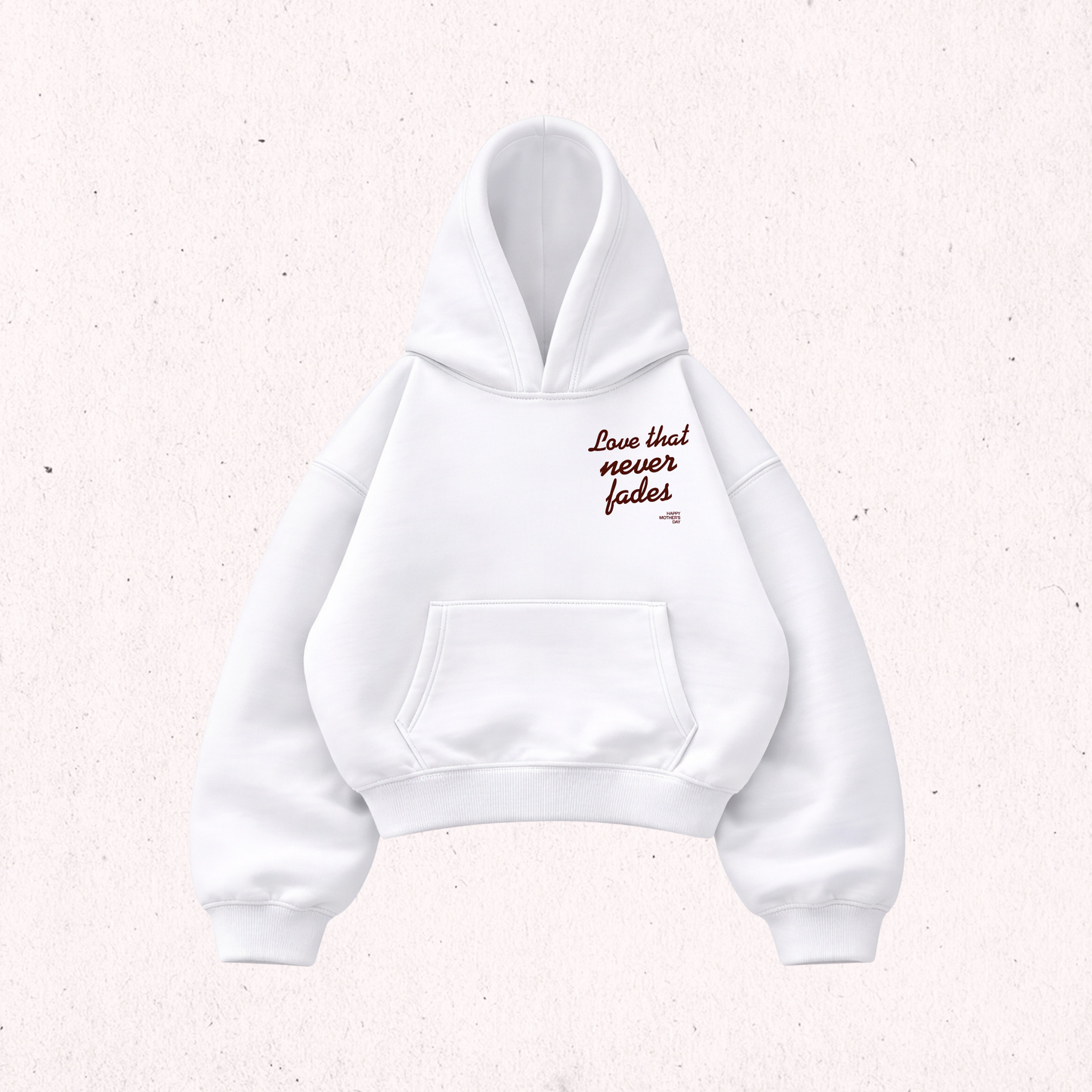 Love That Never Fades - Hoodie Mangas GLobos white