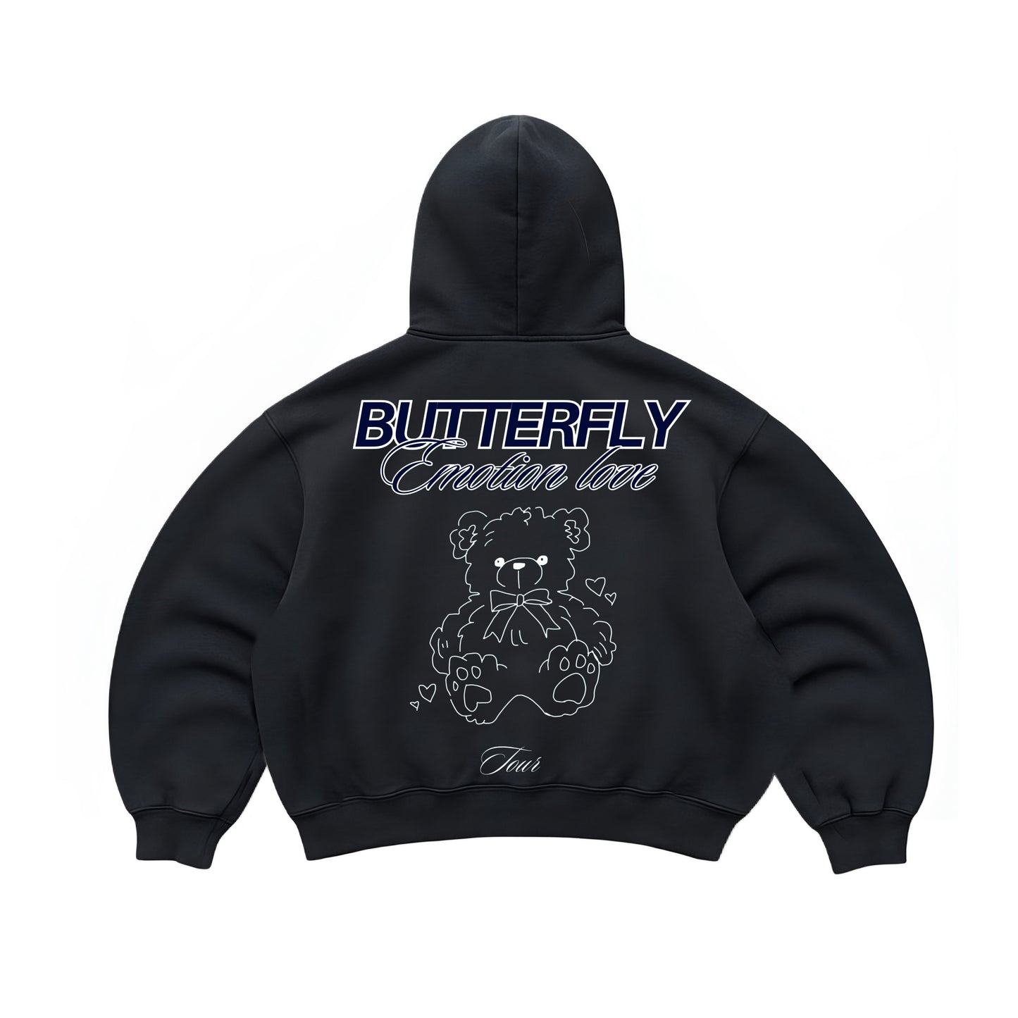 Hoodie emotion Love modelo manga globo