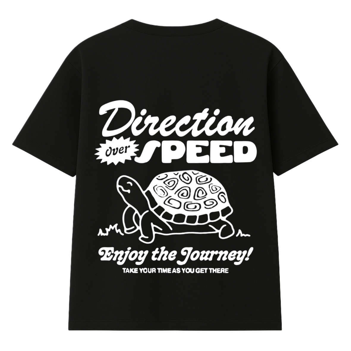 t-shirt speed modelo recto negro