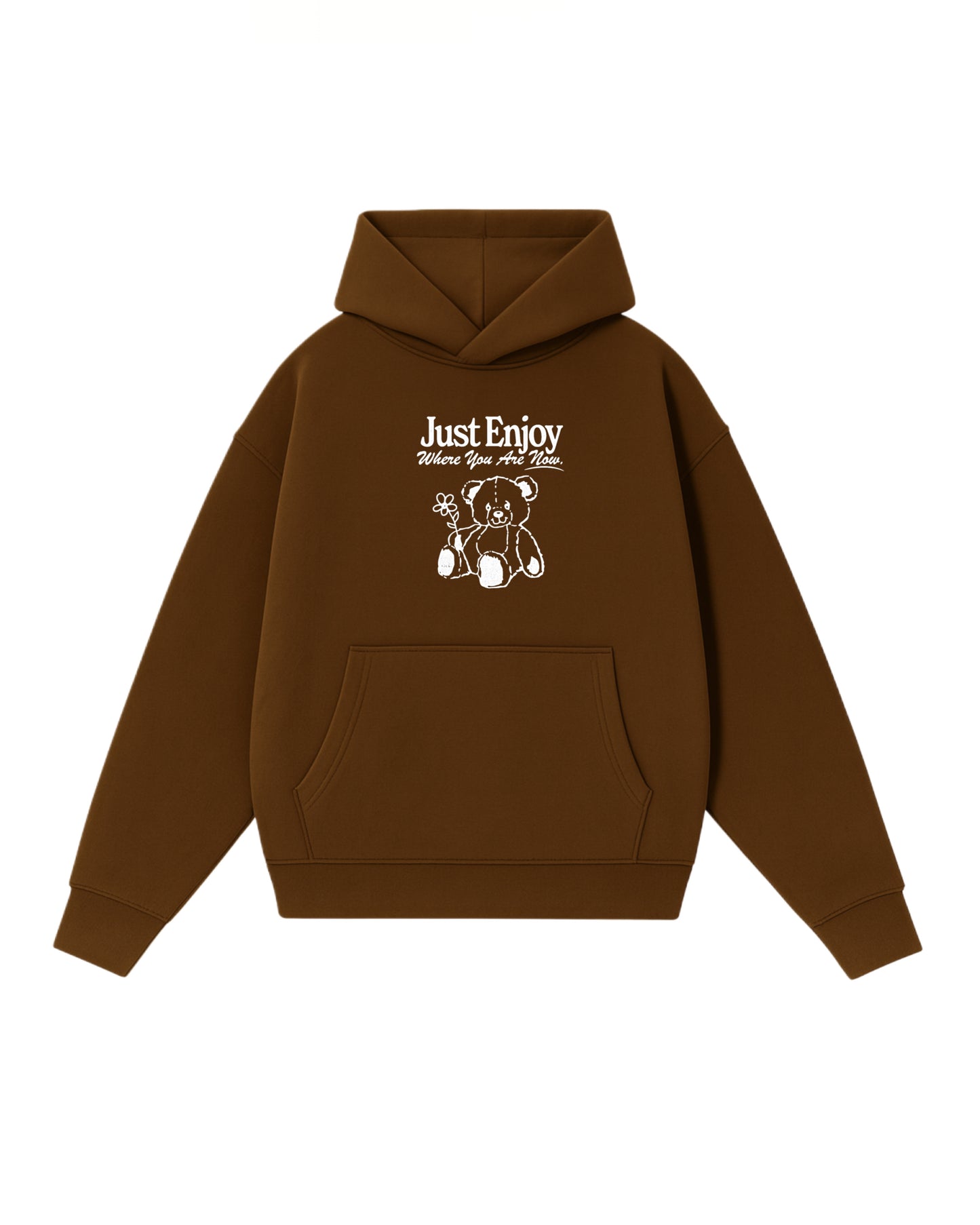 Hoodie just enjoy modelo clásico