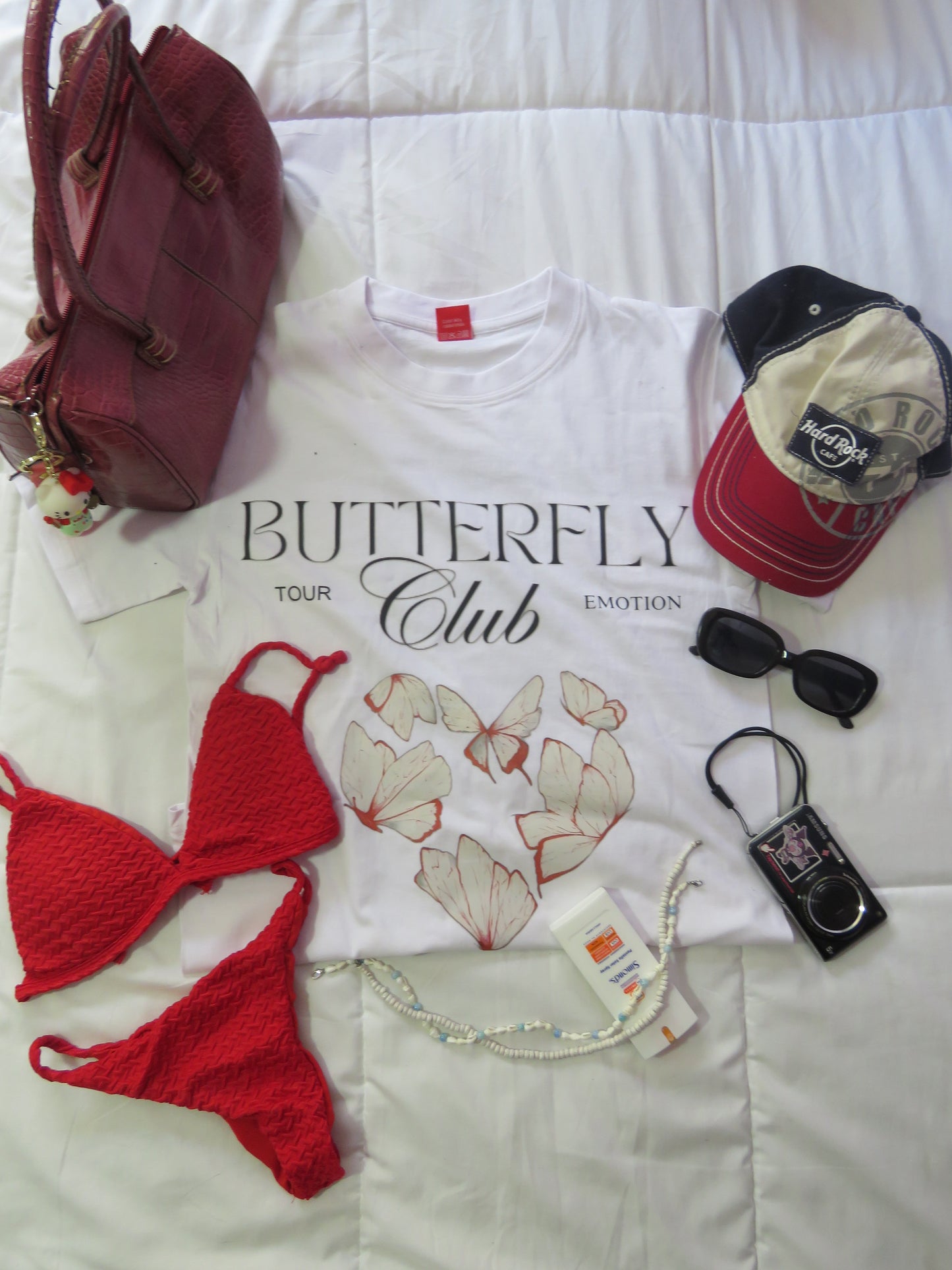 Camiseta Butterfly world club modelo oversized