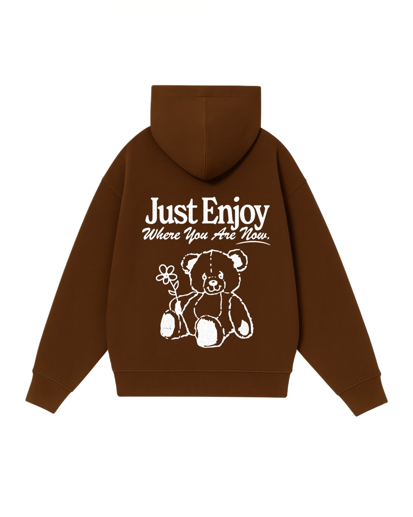 Hoodie just enjoy modelo clásico