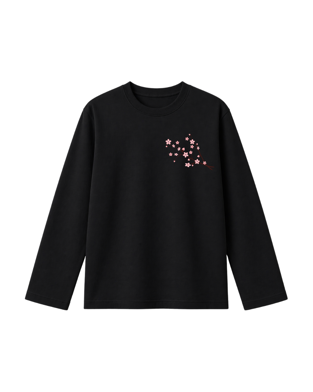 Garden branch - Camiseta Manga Larga black