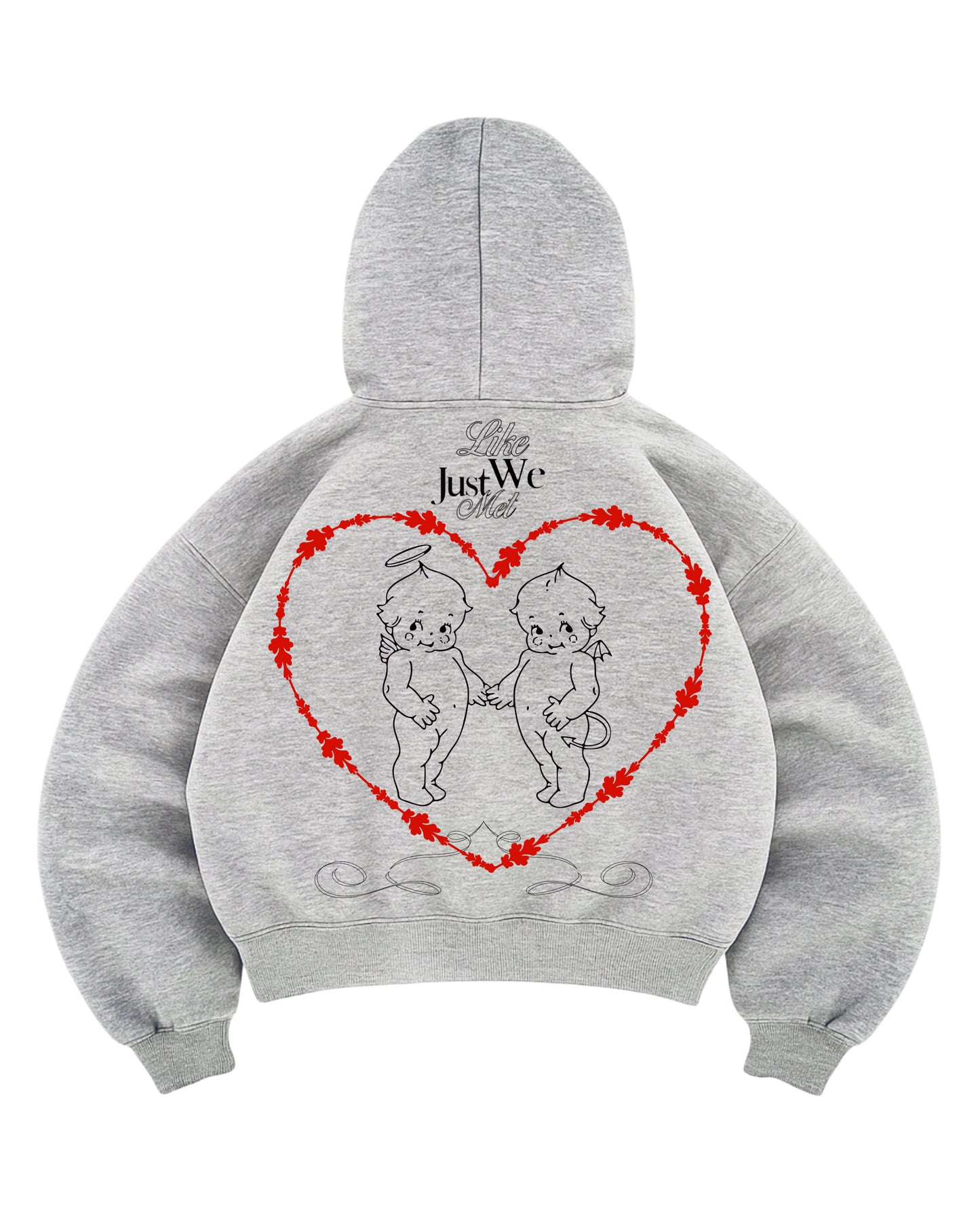 Hoodie like we just met modelo manga globo