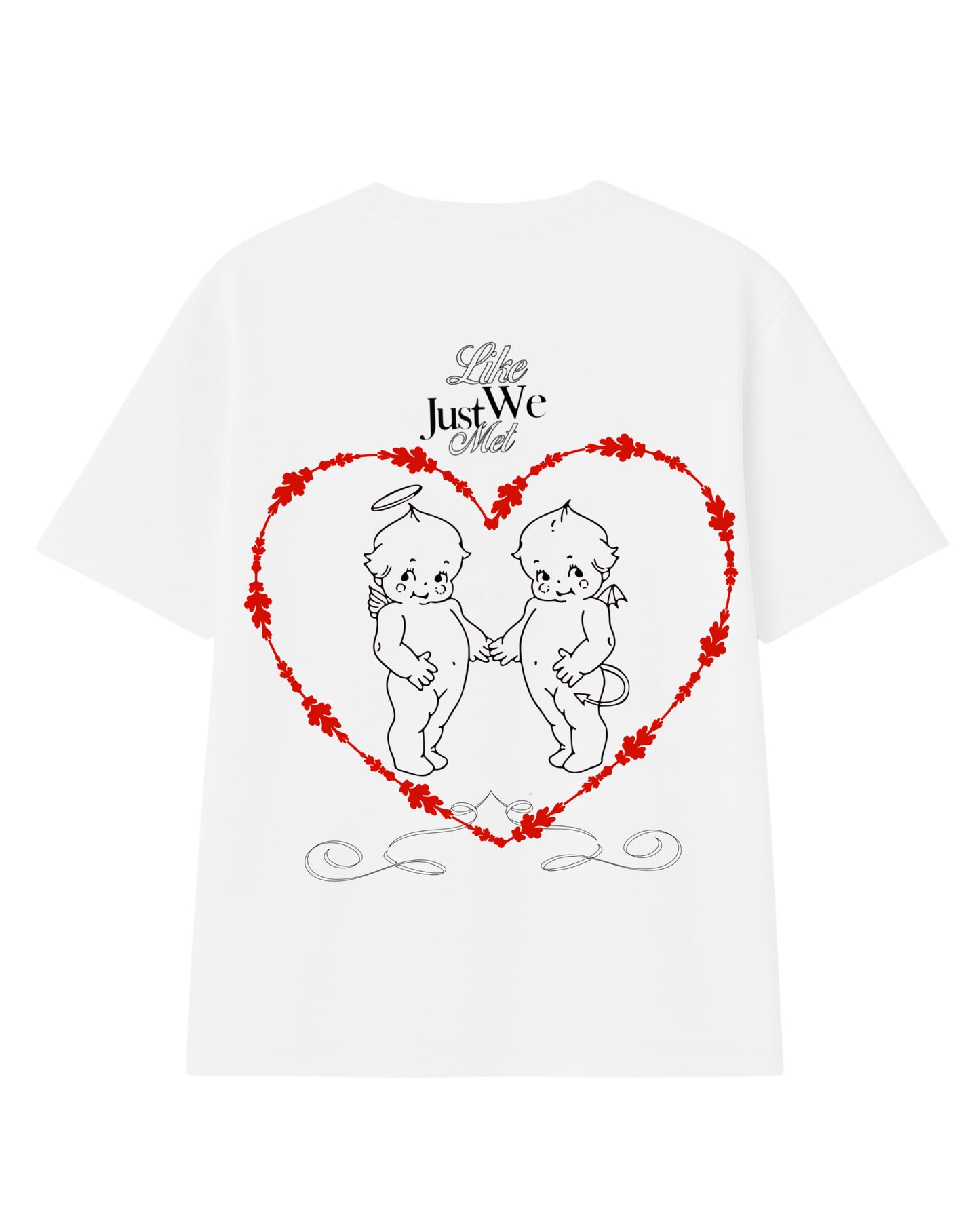 Camiseta modelo recto blanco