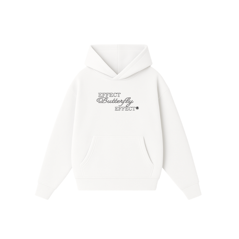 Effect Butterfly Angel - Hoodie Clásico white