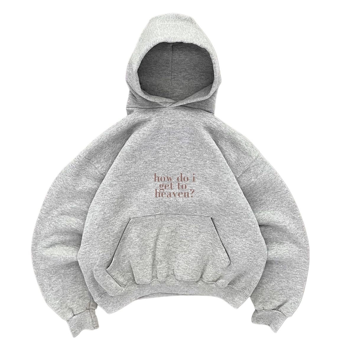 Hoodie get to heaven gris mangas globo