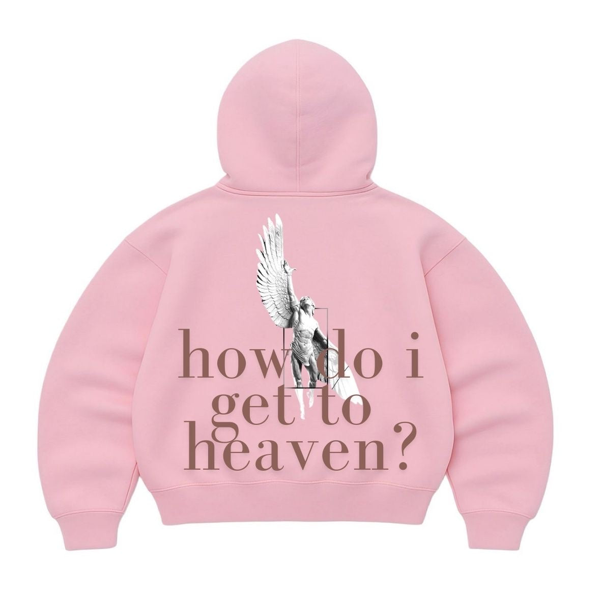 Hoodie get to heaven rosado mangas globo