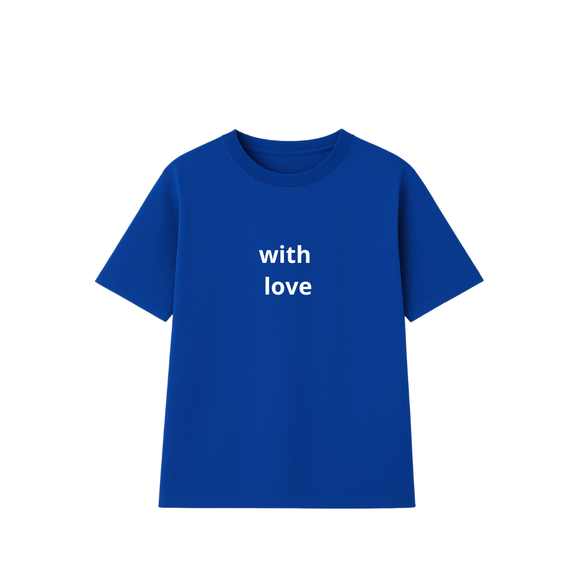 Camiseta with love modelo recto black friday