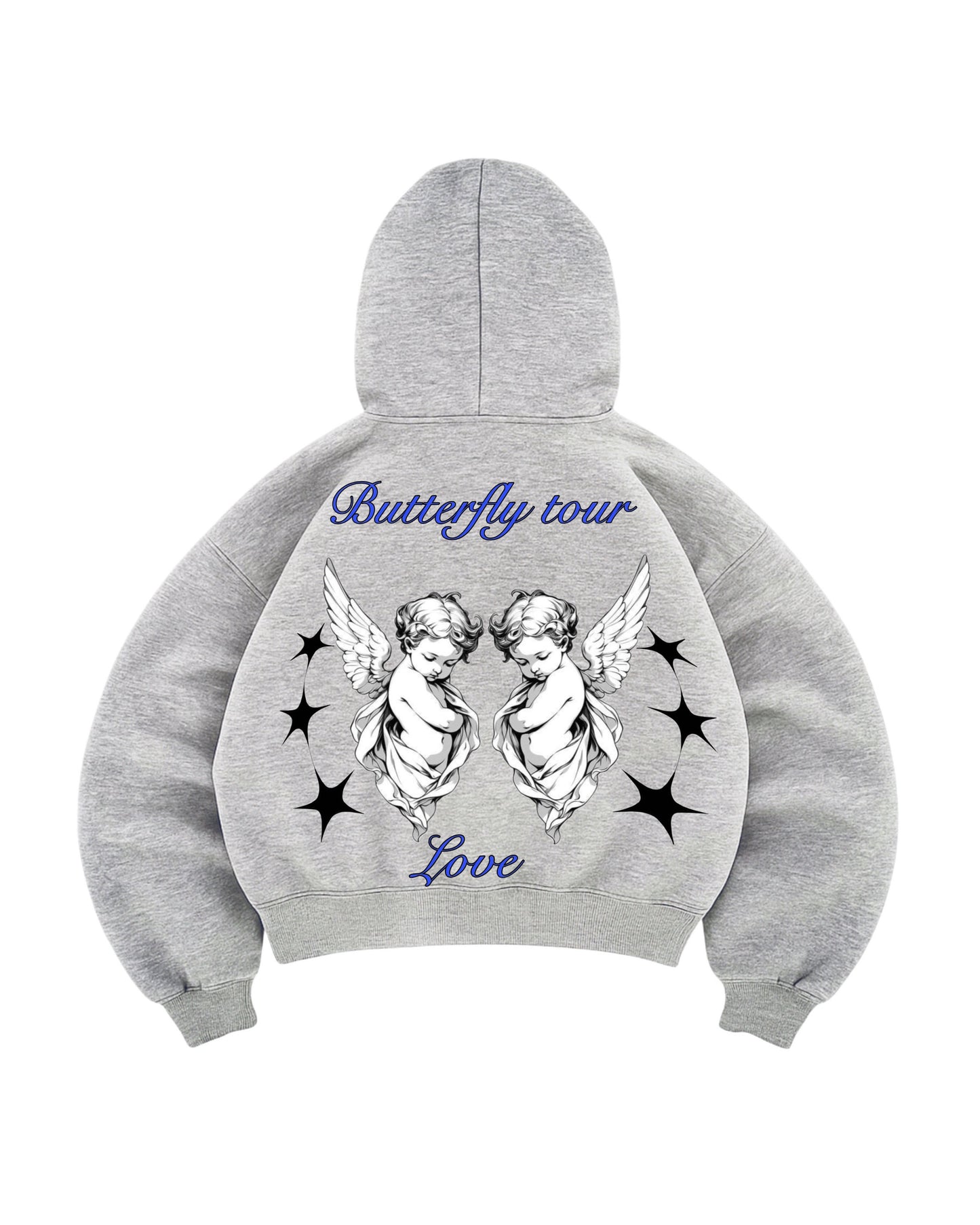 Hoodie emotion love modelo manga globo