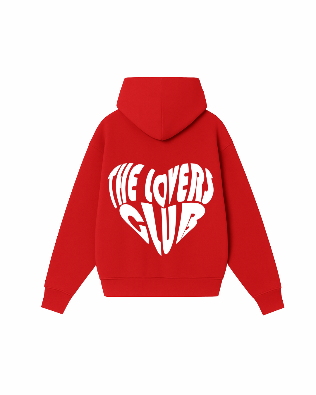 The lovers club  - Hoodie clásico red puff