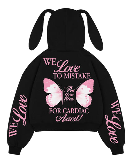 Hoodie we love modelo bunny