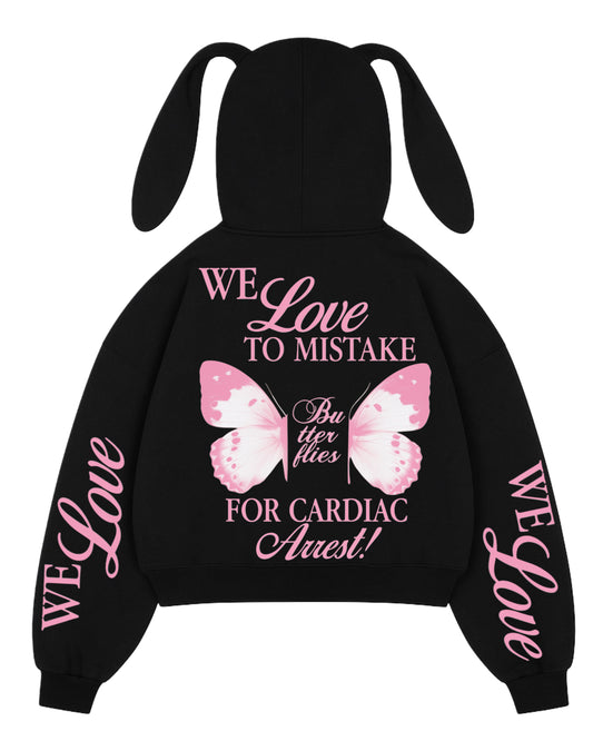 Hoodie we love modelo bunny