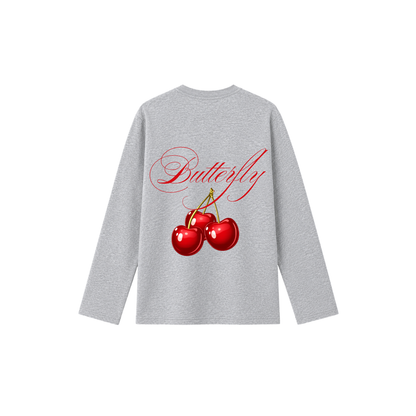Cherry Silver -  Camiseta Manga Larga grey
