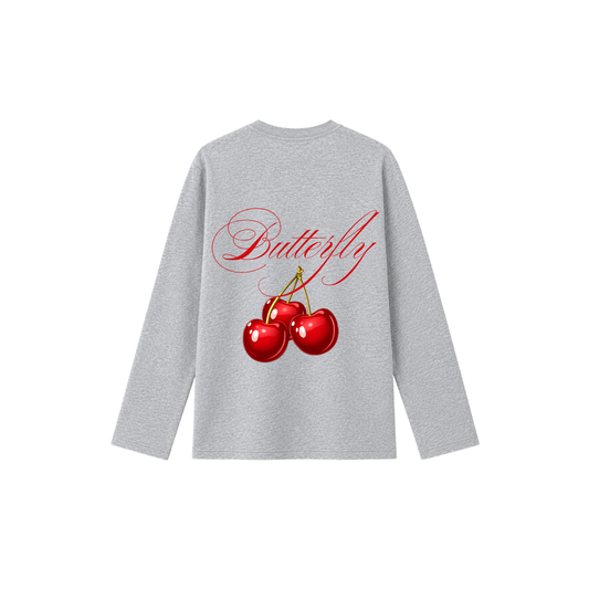 Cherry Silver -  Camiseta Manga Larga grey