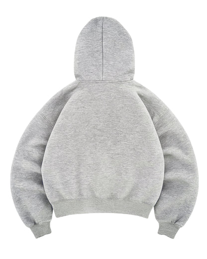 Hoodie basic gris  modelo mangas globo ♥︎