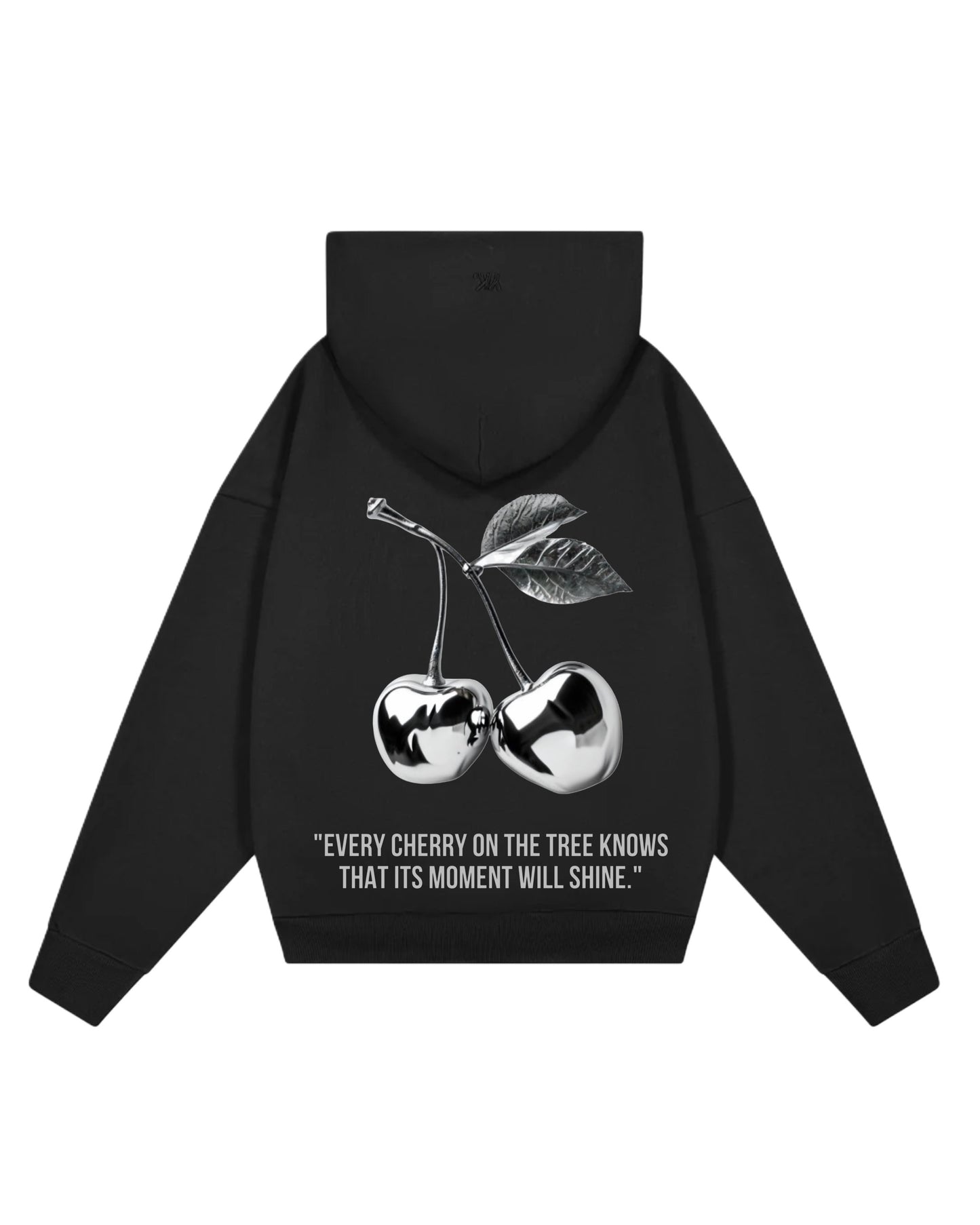 Hoodie cherry modelo clásico negro