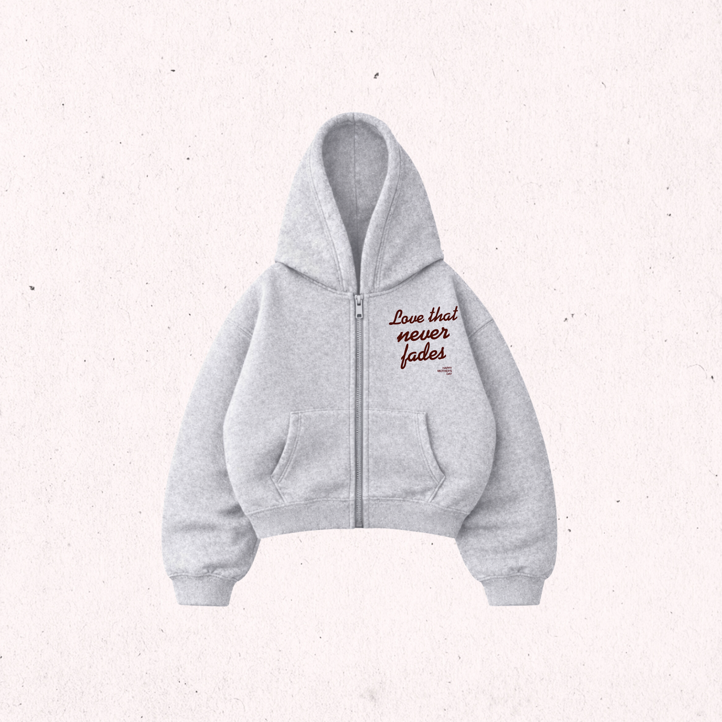 Love That Never Fades - Hoodie Mangas GLobos grey