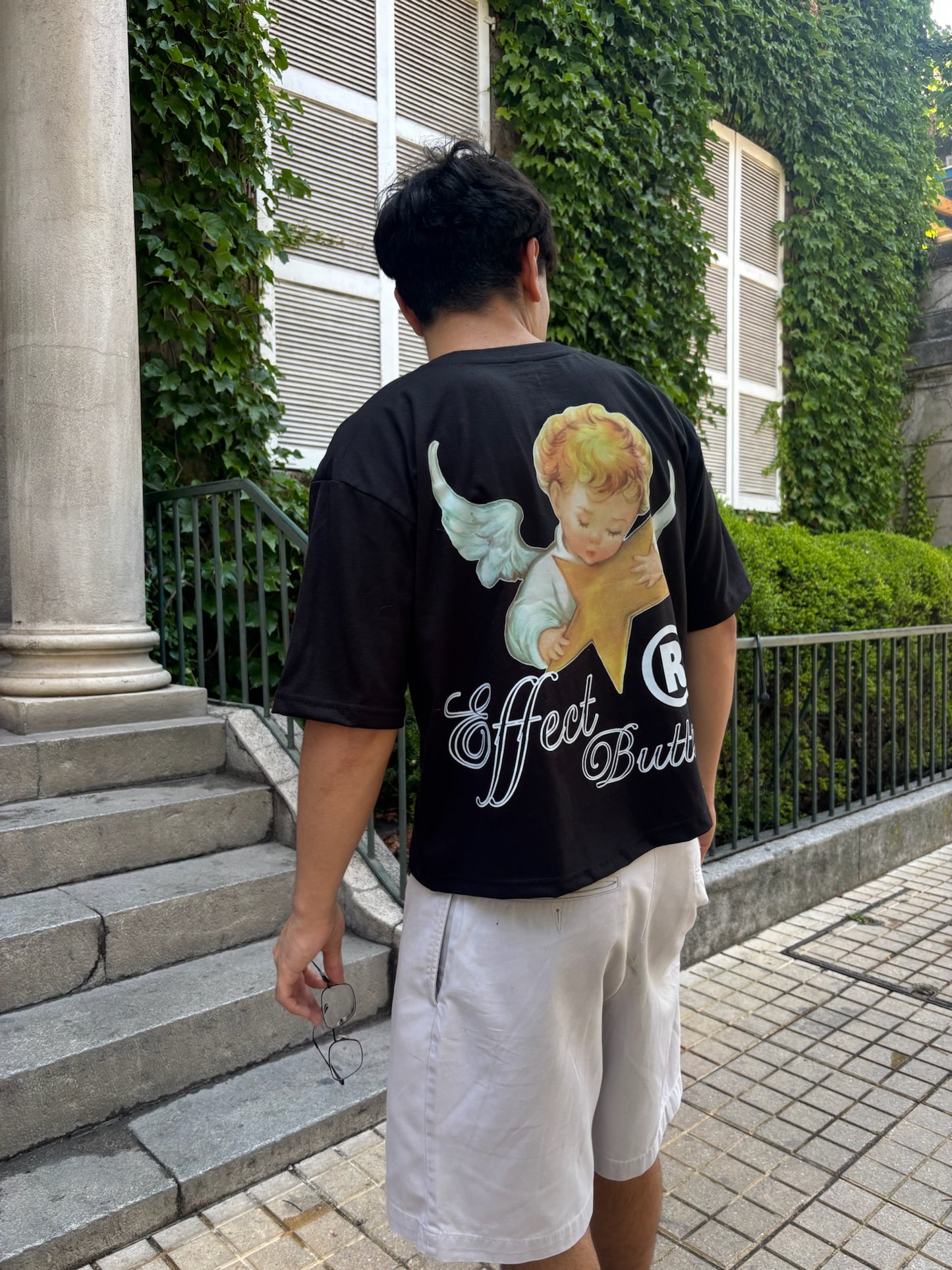 Effect Butterfly - Black Premium Boxy T-Shirt