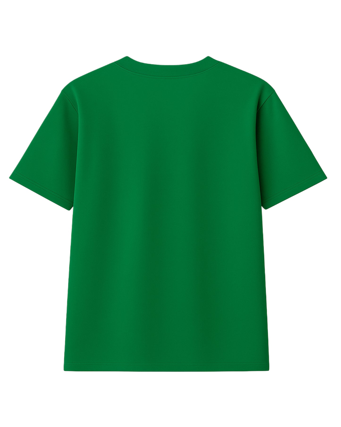 t-shirt basic verde modelo recto