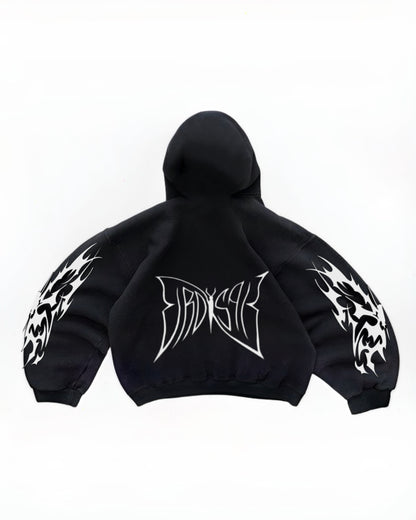 Hoodie Butterfly world modelo mangas globo ⭑