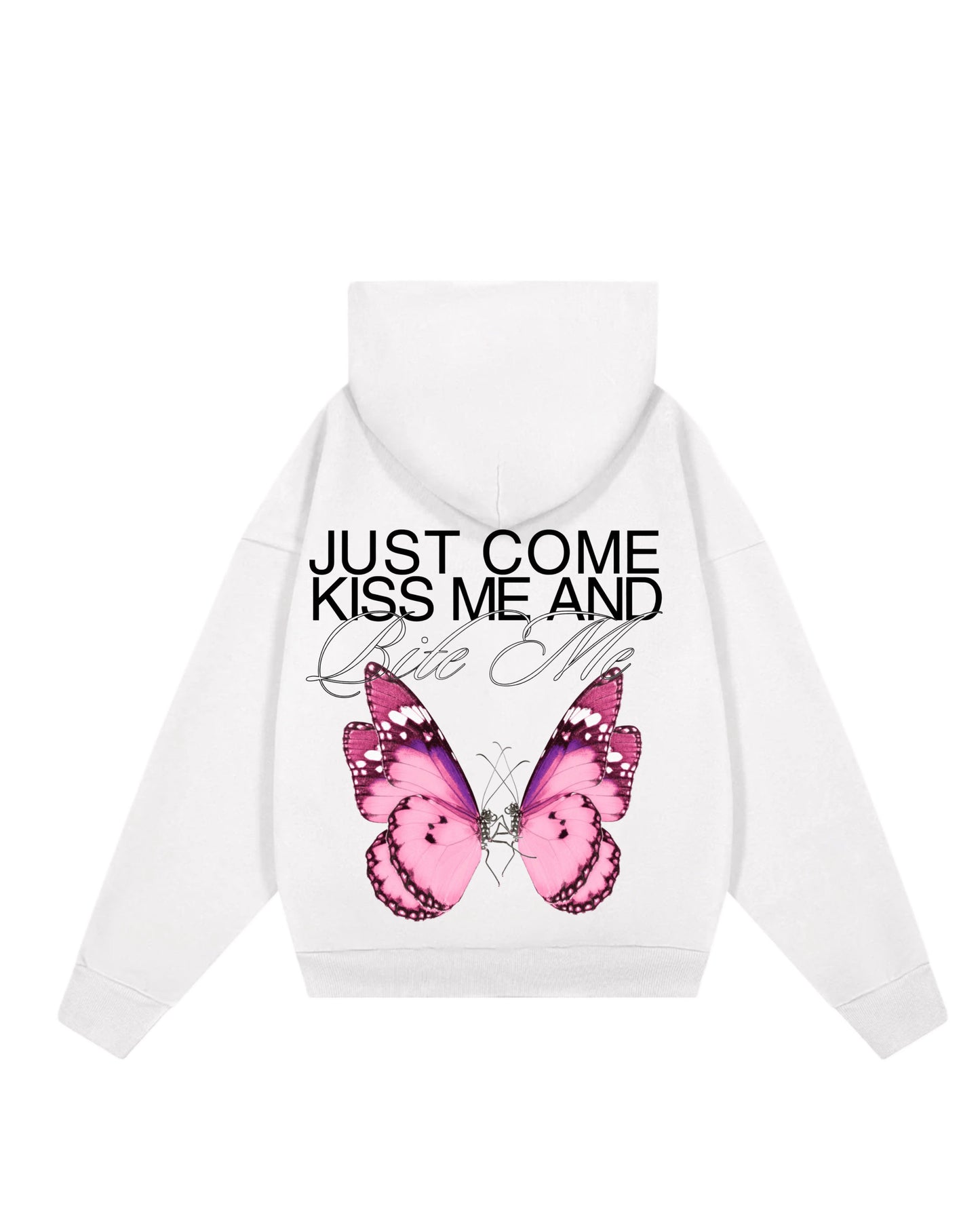 Hoodie kiss me  modelo clásico