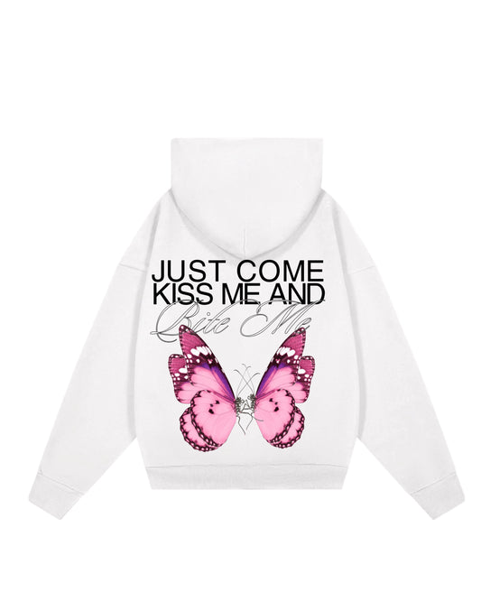Hoodie kiss me  modelo clásico