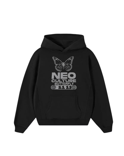 Hoodie butterfly world club  modelo clásico