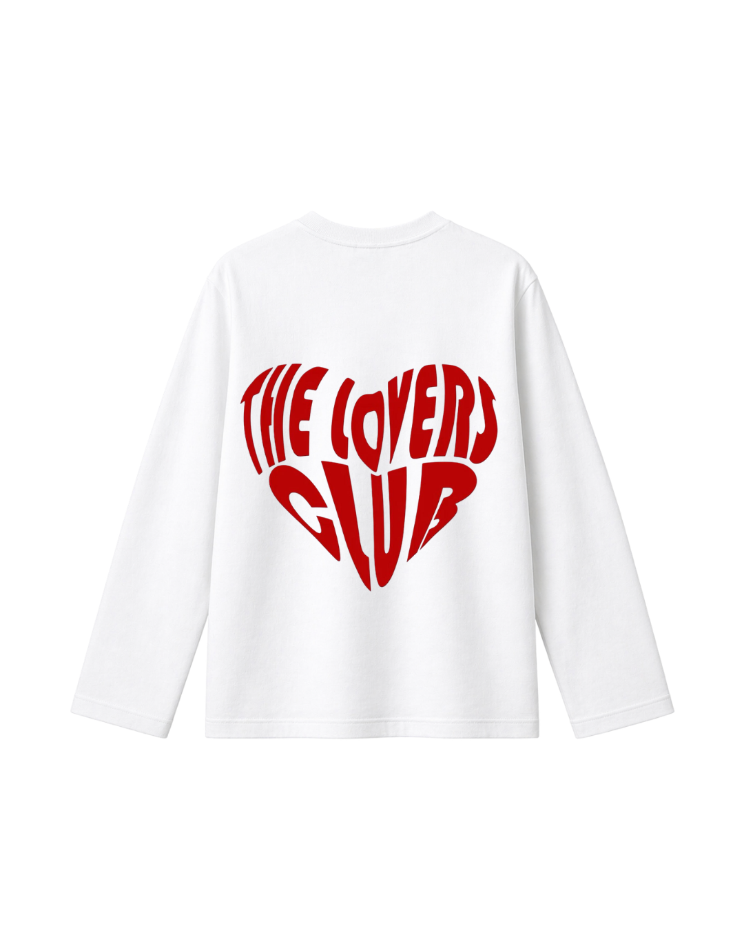 The lovers club- Camiseta manga larga white
