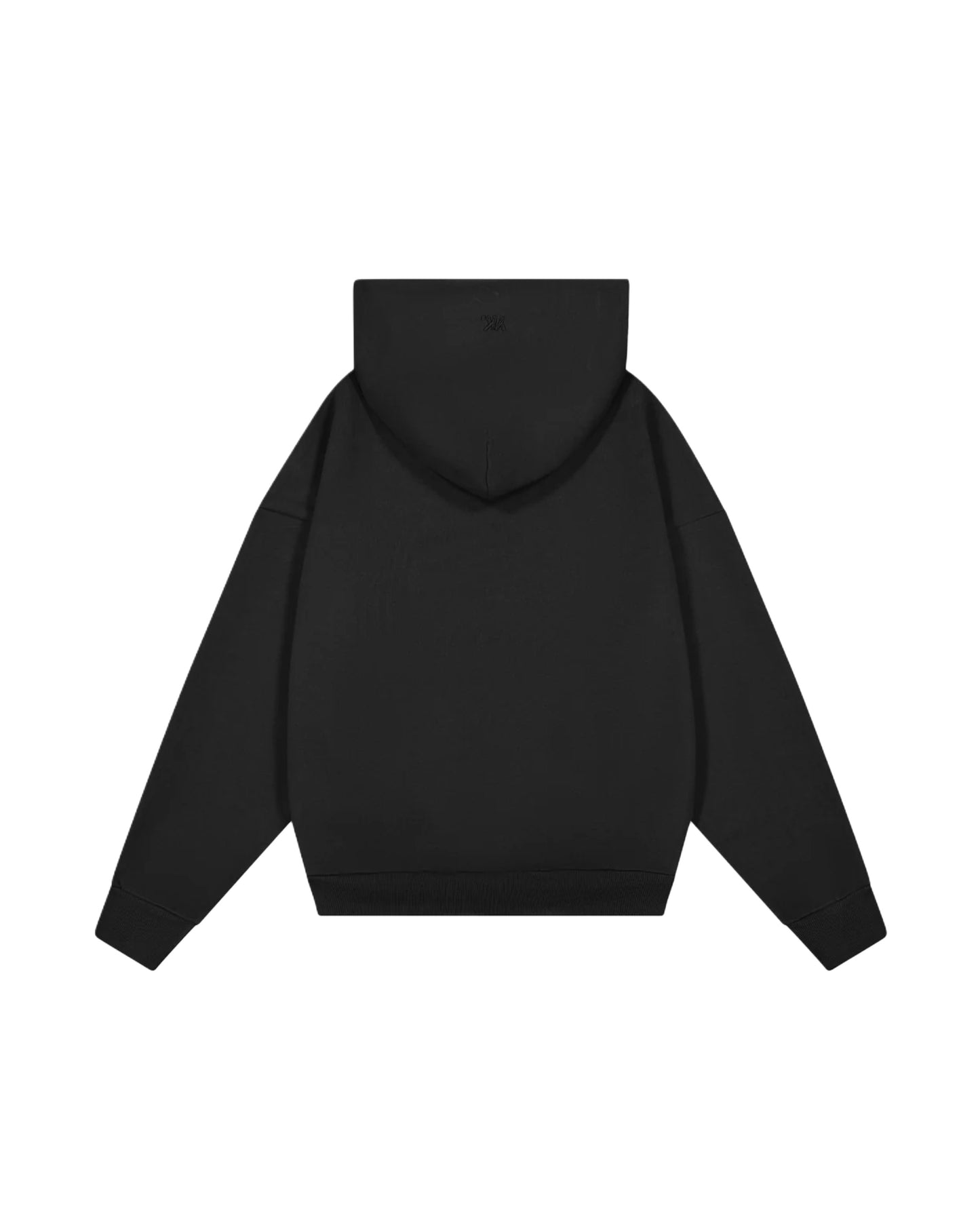Hoodie basic negro modelo clásico